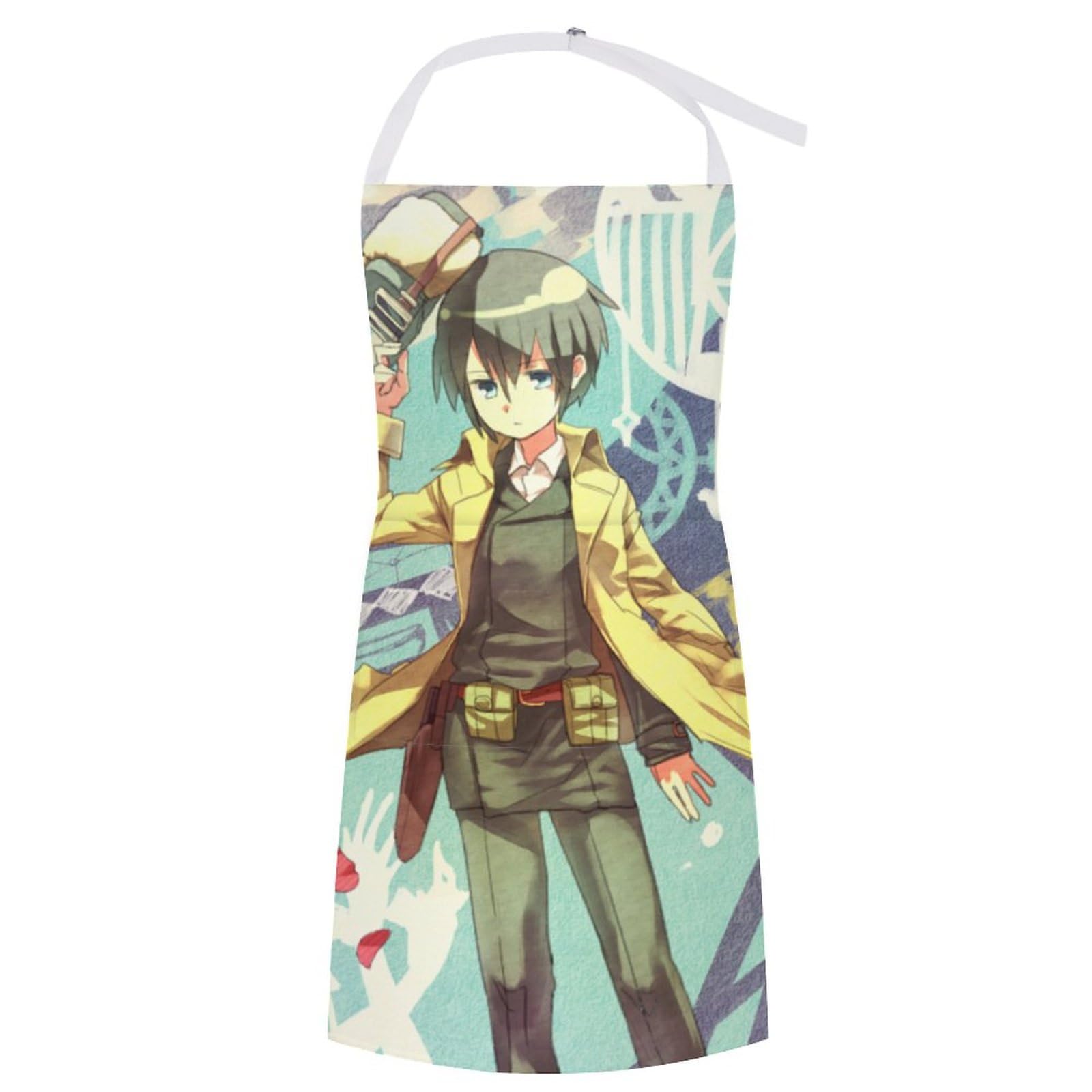 Amazon｜キノの旅 エプロン レディース メンズ アニメエプロン 前掛け